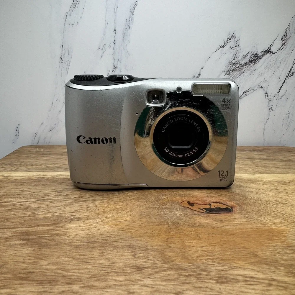 Canon PowerShot A1200 HD 12.1MP Digital Camera Silver Tested READ